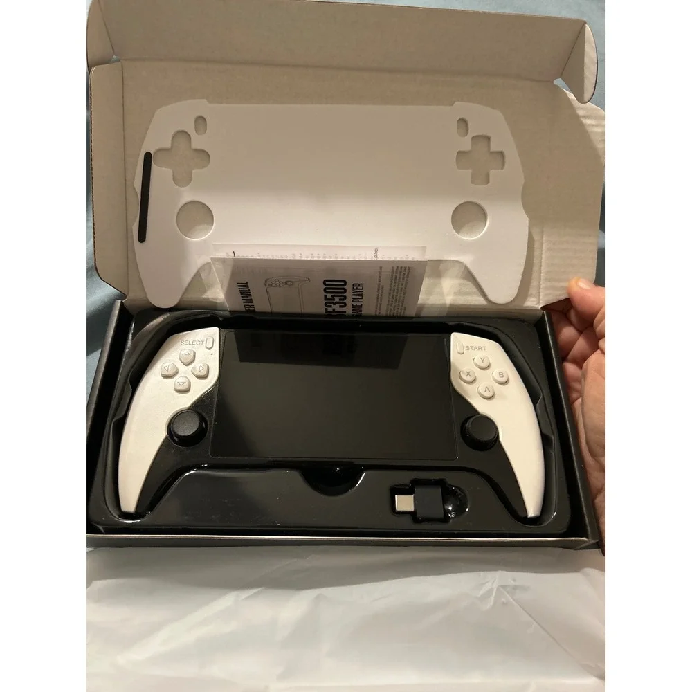 SF3500 Handheld Game Player 5 In FHD Portable Console Black Over 20,000 games